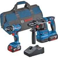 Bosch 0615A50038 Nero, Verde, Trapano a percussione blu, Nero, Verde, Batteria