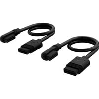 Corsair iCUE LINK cavo sottile, 200mm, 90° angolato Nero