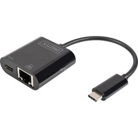 Digitus Adattatore Ethernet Gigabit USB Type-C Nero