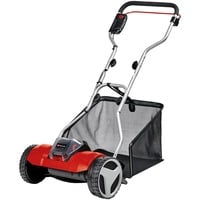 EINHELL GE-HM 18/38 Tagliaerba a spinta Batteria Nero, Grigio, Rosso, Falciatore della bobina rosso/Nero, Tagliaerba a spinta, 38 cm, 1,4 cm, 3,9 cm, 45 L, 4 ruota(e)