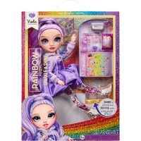 MGA Entertainment Rainbow High Sparkle & Shine Fashion Dolls- Viola (Purple), Bambola Rainbow High Sparkle & Shine Fashion Dolls- Viola (Purple), Bambola alla moda, Femmina, 4 anno/i, Bambino/Bambina, 280 mm, Multicolore