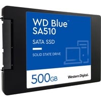 WD Blue SA510 2.5" 500 GB Serial ATA III, Disco a stato solido 500 GB, 2.5", 560 MB/s, 6 Gbit/s