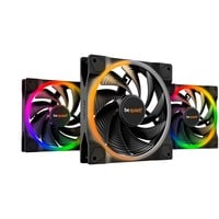 be quiet! Light Wings | 140mm PWM Triple Pack high-speed Case per computer Ventilatore 14 cm Nero 3 pz, Ventola Nero, Ventilatore, 14 cm, 2200 Giri/min, 121,82 m³/h, Nero