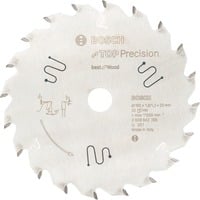 Bosch 2 608 642 385 non classificato, Lama per sega Legno, 16,5 cm, 2 cm, 1,3 mm, 1,8 mm, ATB (Angolo smussato superiore alternato)