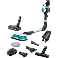Bosch BKS71HYG1 scopa elettrica Aspirapolvere a bastone 2 in 1 Batteria Secco e bagnato HEPA Senza sacchetto Nero, Bianco 3 Ah, Aspirapolvere verticale bianco, Aspirapolvere a bastone 2 in 1, Senza sacchetto, Nero, Bianco, Secco e bagnato, HEPA, Filtro