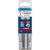 Bosch Expert Punta per martelli SDS plus-7X, Trapano Martello perforatore, Hammer drill bit, 4 mm, 115 mm, Cemento, Pietra, 5 cm