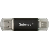 Intenso 3539480 unità flash USB 32 GB USB Type-A / USB Type-C 3.2 Gen 1 (3.1 Gen 1) Antracite, Chiavetta USB antracite/trasparente, 32 GB, USB Type-A / USB Type-C, 3.2 Gen 1 (3.1 Gen 1), 70 MB/s, Cuffia, Antracite