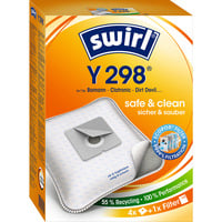 Swirl Sacchetti per aspirapolvere Y 298 (Y198) EcoPor 
