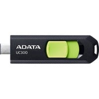 ADATA UC300 unità flash USB 64 GB USB tipo-C 3.2 Gen 1 (3.1 Gen 1) Nero, Verde, Chiavetta USB Nero/Verde, 64 GB, USB tipo-C, 3.2 Gen 1 (3.1 Gen 1), 100 MB/s, Lamina di scorrimento, Nero, Verde