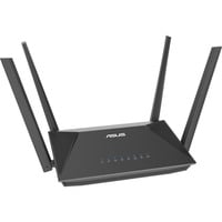 ASUS RT-AX52 Pro AX3000 router wireless Gigabit Ethernet Dual-band (2.4 GHz/5 GHz) Nero Wi-Fi 6 (802.11ax), Dual-band (2.4 GHz/5 GHz), Collegamento ethernet LAN, Nero, Router da tavolo