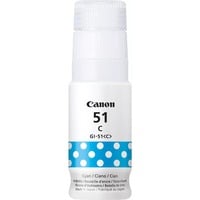 Canon GI-51C, Resa elevata, Flacone d'inchiostro, Ciano Resa elevata, Flacone d'inchiostro, Ciano, Originale, Ciano, Canon, PIXMA G1520, G2520, G2560, G3520, G3560, 7700 pagine, Ad inchiostro