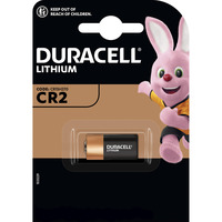 Duracell CR2 Batteria monouso Litio Batteria monouso, CR2, Litio, 3 V, 1 pz, Nero