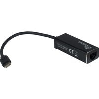Inter-Tech ARGUS IT-811 scheda di interfaccia e adattatore, Scheda di rete Nero, Nero, Realtek RTL8153, 25 mm, 230 mm, 17 mm, 25 g