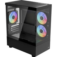 Aerocool Viewport Mini-G-BK-v4 ARGB, Chassis Tower Nero