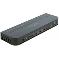 DeLOCK 11483 switch per keyboard-video-mouse (kvm) Nero, Switch KVM 3840 x 2160 Pixel, 4K Ultra HD, Nero