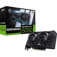 MSI GeForce RTX 5050 8G GAMING OC NVIDIA 8 GB GDDR6, Scheda grafica GeForce RTX 5050, 8 GB, GDDR6, 128 bit, 7680 x 4320 Pixel, PCI Express x16 5.0