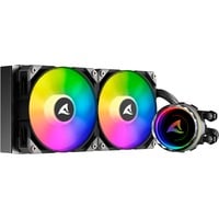 Sharkoon S80 RGB AIO 240mm, Raffreddamento ad acqua Nero