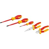 Bosch Set di utensili VDE misto, 5 pezzi, Set di strumenti rosso/Giallo