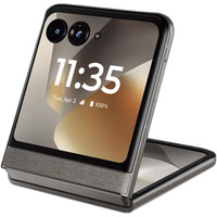 Motorola razr 70 256GB, Handy grigio scuro, Doppia camera 50MP, Display interno FHD+ 6.9" 120Hz e esterno 3.62", MediaTek Dimensity 7450X, 4800mAh, TurboPower 30W, Android 16), PANTONE Hematite, 17,5 cm (6.9"), 8 GB, 256 GB, 50 MP, Android 16.0, Colore della pietra