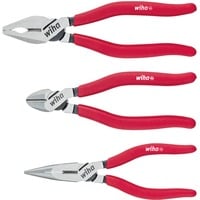Wiha Set di pinze Classic, 3 pezzi, Set pinze rosso