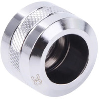 Alphacool Eiszapfen PRO 16mm HardTube Fitting G1/4 - Chrome, Connessione cromo
