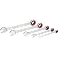 Bosch Set di chiavi combinate a cricchetto, 5 pezzi, Chiave 
