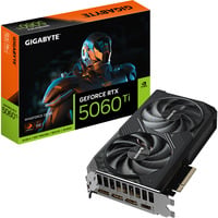 GIGABYTE GeForce RTX 5060 Ti WINDFORCE OC 8G Scheda Grafica – 8 GB GDDR7, 128 bit, PCI-E 5.0, 2587 MHz Frequenza del core, 3 x DisplayPort, 1 x HDMI, GV-N506TWF2OC-8GD 128 bit, PCI-E 5.0, 2587 MHz Frequenza del core, 3 x DisplayPort, 1 x HDMI, GV-N506TWF2OC-8GD, GeForce RTX 5060 Ti, 8 GB, GDDR7, 128 bit, 7680 x 4320 Pixel, PCI Express x8 5.0