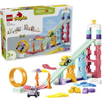 LEGO DUPLO Town Rampe creative con piccole macchinine Set 3 in 1, Giochi di costruzione 