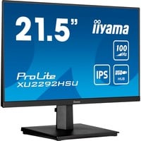iiyama ProLite XU2292HSU-B6 Monitor PC 54,6 cm (21.5") 1920 x 1080 Pixel Full HD LED Nero, Monitor LED Nero (opaco), 54,6 cm (21.5"), 1920 x 1080 Pixel, Full HD, LED, 4 ms, Nero