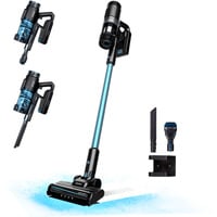 Cecotec Conga Rockstar 1500 Ray Pure, Aspirapolvere verticale Nero/Blu