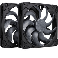Noctua NF-A14x25 G2 PWM Sx2-PP chromax.black, Ventola Nero