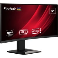 ViewSonic Display VG3419C Monitor PC 86,4 cm (34") 3440 x 1440 Pixel UltraWide Quad HD LED Nero, Monitor LED Nero (opaco), 86,4 cm (34"), 3440 x 1440 Pixel, UltraWide Quad HD, LED, 3,5 ms, Nero