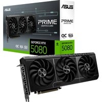 ASUS GeForce RTX 5080 PRIME OC, Scheda grafica GeForce RTX 5080, 16 GB, GDDR7, 256 bit, 7680 x 4320 Pixel, PCI Express 5.0