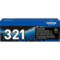 Brother TN-321BK cartuccia toner 1 pz Originale Nero 2500 pagine, Nero, 1 pz