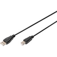 Digitus Cavo di collegamento USB 2.0 USB-A (spina) > USB-B (spina) Nero