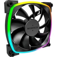 Montech AX120 PWM 120x120x25, Ventola Nero
