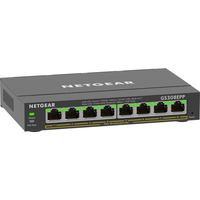 Netgear GS308EPP Gestito L2/L3 Gigabit Ethernet (10/100/1000) Supporto Power over Ethernet (PoE) Nero, Interruttore Nero, Gestito, L2/L3, Gigabit Ethernet (10/100/1000), Full duplex, Supporto Power over Ethernet (PoE)