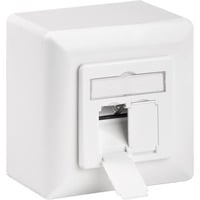 goobay CAT 6 D Universal cassetta di scarico, Scatola di giunzione bianco, Wentronic CAT 6 D Universal