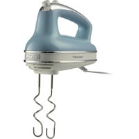 Ariete 1548 Sbattitore Vintage, 450W, 5 velocità, Funzione turbo, 2 fruste, Celeste, Mixer manuale celeste, 450W, 5 velocità, Funzione turbo, 2 fruste, Celeste, Sbattitore manuale, Azzurro, Impasto, Miscelatura, Azzurro, Pulsanti, Leva, Acciaio inox