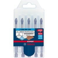 Bosch Punta per tegole HardCeramic HEX-9 EXPERT, Ø 6mm, Trapano 