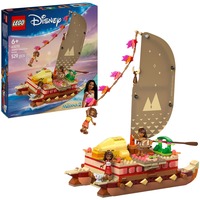LEGO Disney Princess ǀ Disney 43270 La Canoa di Vaiana, Barca Giocattolo con 4 Personaggi, Barca e Accessori, Giochi per Bambine e Bambini 6+, Giochi di costruzione Barca Giocattolo con 4 Personaggi, Barca e Accessori, Giochi per Bambine e Bambini 6+, Set da costruzione, 6 anno/i, Plastica, 529 pz, 687 g
