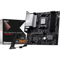 MSI PRO B840M-P WIFI6E scheda madre AMD B840 Socket AM5 micro ATX Nero/Argento, AMD, Socket AM5, AMD Ryzen 7000 Series, AMD Ryzen 8000 Series, AMD Ryzen 9000 Series, Socket AM5, DDR5-SDRAM, 256 GB