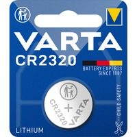 VARTA -CR2320 Batterie per uso domestico, Batteria Batteria monouso, CR2320, Litio, 3 V, 1 pz, 135 mAh