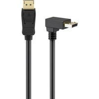 goobay Cavo DisplayPort maschio 90° > DisplayPort maschio, 8K / 144Hz Nero