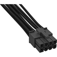 be quiet! CC-7710 0,7 m, Cavo Nero, EPS 8-pin, EPS 8-pin, 0,7 m, Maschio, Maschio, Dritto