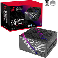 ASUS ROG-STRIX-1000P-GAMING-E, Alimentatore PC Nero, 1000 W, 100 - 240 V, Attivo, 130 W, 1000 W, 130 W