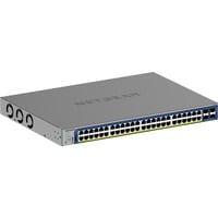 Netgear GS752TXP Gestito L2/L3/L4 10G Ethernet (100/1000/10000) Supporto Power over Ethernet (PoE) Nero, Interruttore grigio, Gestito, L2/L3/L4, 10G Ethernet (100/1000/10000), Full duplex, Supporto Power over Ethernet (PoE), Montaggio rack