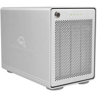 OWC Mercury Elite Pro Quad Box esterno HDD/SSD Bianco 2.5/3.5", Disk enclosure argento, Box esterno HDD/SSD, 2.5/3.5", SATA, 10 Gbit/s, Hot-swap, Bianco