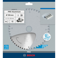 Bosch 2 608 837 771 lama circolare 19 cm 1 pz, Lama per sega Alluminio, Di metalli non ferrosi, 19 cm, 3 cm, 1,5 mm, 7900 Giri/min, 2 mm