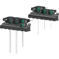 Wera 454/7 HF Set 1, Cacciavite Nero/Verde, 1,12 kg